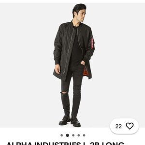 #125 ALPHA INDUSTRIES FLEET JACKET